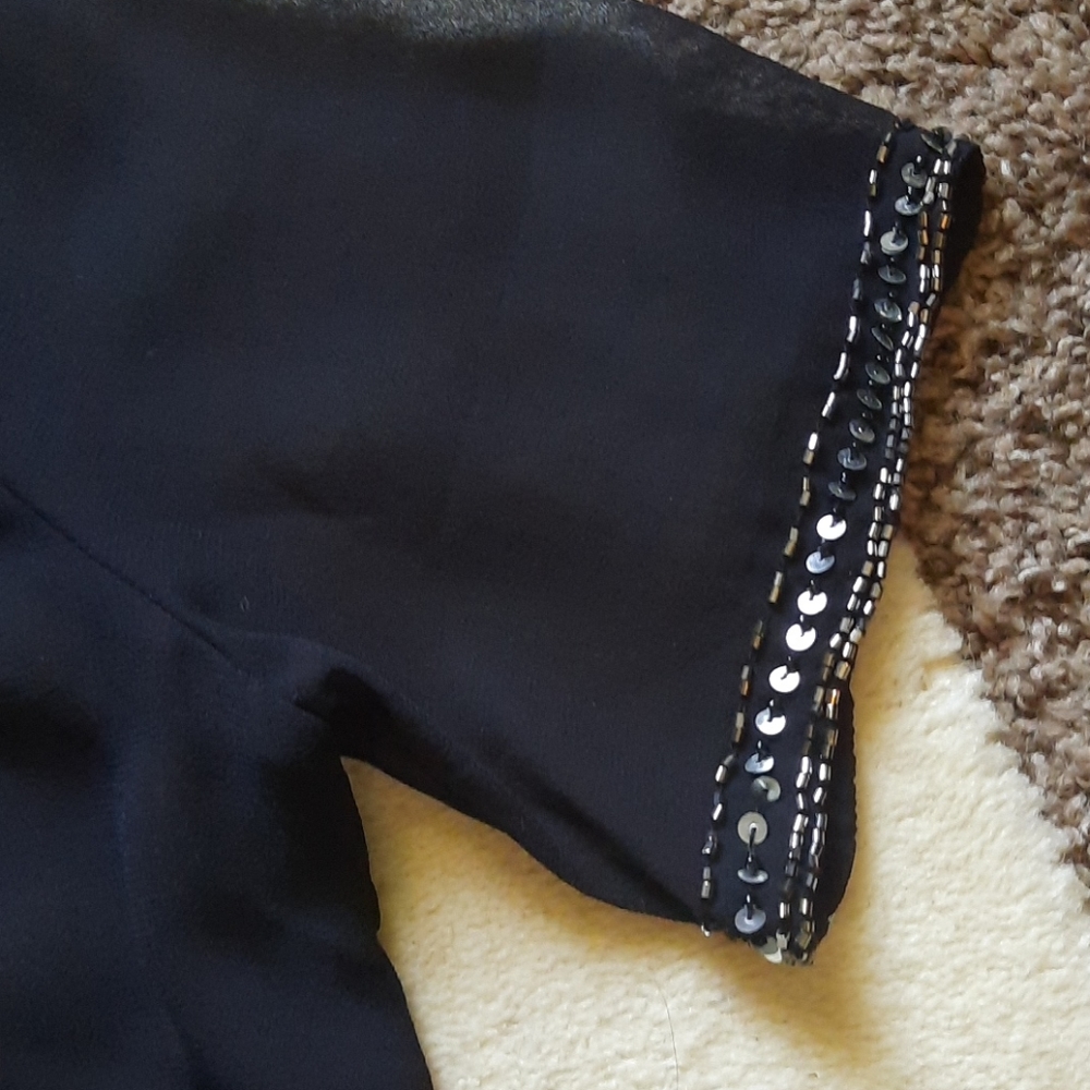 Sheer sequined top - Picture 4 of 4